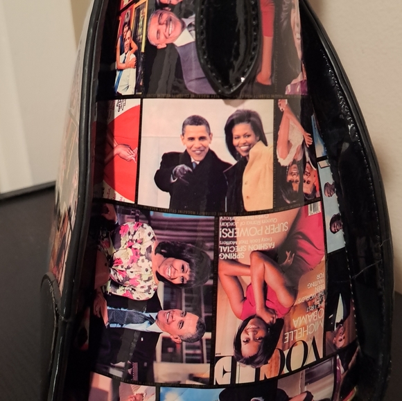 Collectors Item: Glossy Magazine Cover Michelle Obama Purse. - Picture 13 of 13